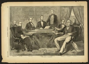 Lincoln and 1861 cabinet Lincoln and 1861 cabinet