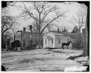 Kalorama Hospital in ruins 1865