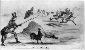 6-8-1861 northern political cartoon
