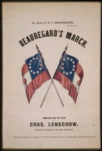 Beauregard's march (c1861; LOC: https://www.loc.gov/item/92504728/)