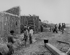 Barricades_on_duke_street Alexandria 1861