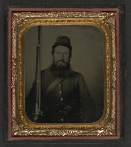 Unidentified soldier in Union uniform