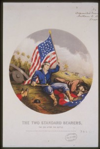 Two stanard bearers - 1864 sheet music