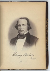 Senator Henry Wilson, Senator from Massachusetts, Thirty-fifth Congress, half-length portrait (1859 photo; LOC - LC-DIG-ppmsca-26560)