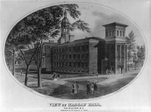 View of Nassau Hall, Princeton, N.J. (c1860 April 25; LOC - LC-USZ62-578)