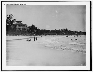 Along the beach, Nassau, W.I.