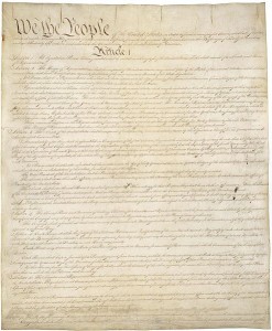 U.S. Constitution page 1