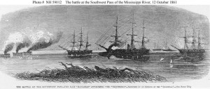 CSS Manassas attacks USS Richmond October 12, 1861