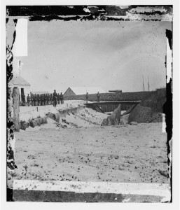 Hilton Head, S.C. Rear view of Fort Walker (1861 November; LOC: LC-DIG-cwpb-00799)