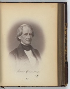 Simon Cameron, Senator from Pennsylvania, Thirty-fifth Congress, half-length portrait (1859; LOC: LC-DIG-ppmsca-26624)