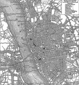 Map of Liverpool 1888