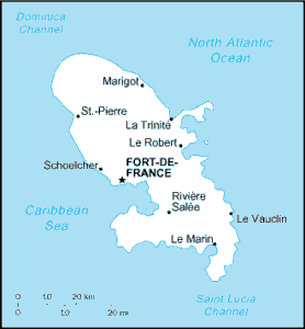 Martinique-Map