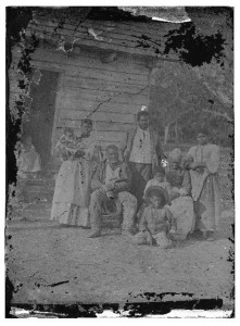 Beaufort, South Carolina. Negro family representing several generations. All born on the plantation of J.J. Smith (1862; LOC: LC-DIG-cwpb-00737)