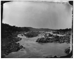 Washington, District of Columbia (vicinity). Great Falls, Potomac River (between 1862 and 1865; LOC: LC-DIG-cwpb-04110)
