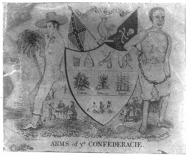 Arms of ye Confederacie (1862; LOC: LC-USZ62-305)