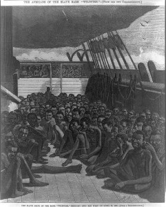 The Africans of the slave bark "Wildfire"--The slave deck of the bark "Wildfire," brought into Key West on April 30, 1860 (Harper's weekly, 1860 June 2; LOC: LC-USZ62-41678