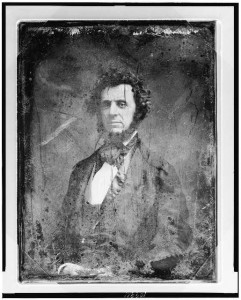 George Wallace Jones, half-length portrait, three-quarters to left, eyes front, with beard (between 1844 and 1860; LOC: LC-USZ62-109921)