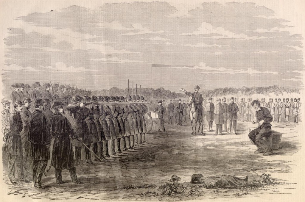 firing-squad-execution on 12-13-1861
