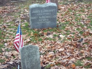Captain James E. Ashcroft, Restvale Cemetery, Seneca Falls, NY 12-26-2011