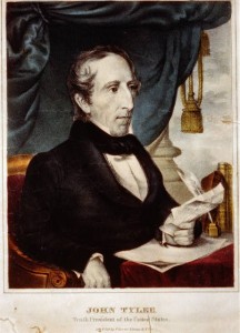 John Tyler: tenth president of the United States (between 1835 and 1856; LOC: LC-USZC2-2715)