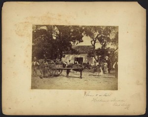 Gwine to de field, Hopkinson's Plantation, Edisto Island, S.C. (1862; LOC: LC-DIG-ppmsca-11370)