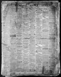 Memphis daily appeal. (Memphis, Tenn.) 1847-1886, January 01, 1857, Image 1(LOC)