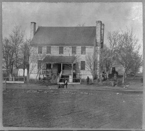 Grigsby House, Centreville, Va. Headquarters of Gen. Johnston, CSA. March 1862 (1862 March; LOC: LC-USZ62-41581)