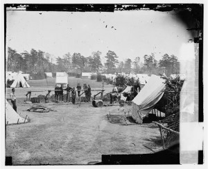 Yorktown, Va., vicinity. Headquarters of Gen. George B. McClellan, Camp Winfield Scott (1862 May 3; LOC: LC-DIG-cwpb-00997)