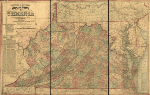 Virginia map at LOC