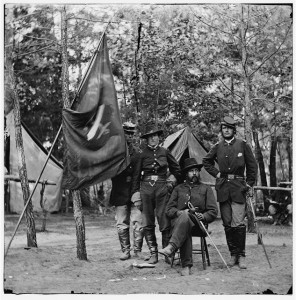 Petersburg, Va. Gen. Orlando B. Willcox and staff, 3d Division, 9th Corps (1864; LOC: LC-DIG-cwpb-01713)