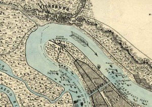 View of Vicksburg and plan of the canal, fortifications & vicinity Surveyed by Lieut. L. A. Wrotnowski, Top: Engr. Drawn & lithogd. by A. F. Wrotnowski C.E.  Wrotnowski, L. A.  CREATED/PUBLISHED [S.l.], 1863.