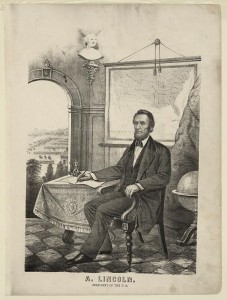 A. Lincoln, President of the U.S. (between 1862 and 1864; LOC: LC-DIG-ppmsca-19239)