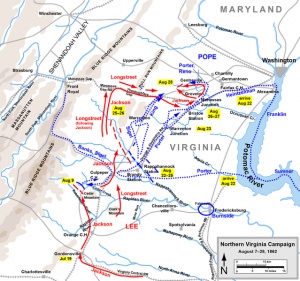 Northern_Virginia_Campaign_Aug7-28 by Hal Jasperson (Map of the Northern Virginia Campaign of the American Civil War. Drawn by Hal Jespersen in Adobe Illustrator CS5. Graphic source file is available at http://www.posix.com/CWmaps/)