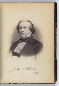 John P. Hale, Senator from New Hampshire, Thirty-fifth Congress, half-length portrait (by Julian Vannerson, 1859; LOC: LC-DIG-ppmsca-26550)