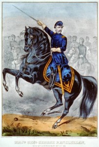 Majr. Genl. George B. McClellan: at the Battle of Antietam, Md. Sept. 17th 1862 (New York : Published by Currier & Ives, c1862.; LOC: LC-USZC2-2804)