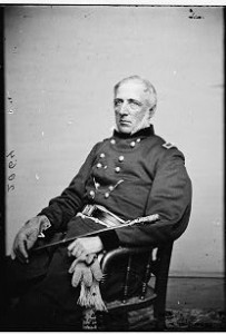 Portrait of Brig. Gen. James S. Wadsworth, officer of the Federal Army (Between 1860 and 1864; LOC: LC-DIG-cwpb-04579)
