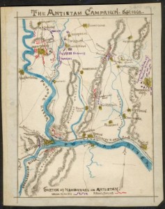 The Antietam Campaign - Sept. 1862 (by Robert Knox Sneden; LOC: gvhs01 vhs00111 http://hdl.loc.gov/loc.ndlpcoop/gvhs01.vhs00111)