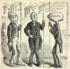 horatio-seymour-cartoon (Harper's Weekly 10-25-1862)