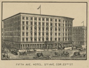 Fifth Avenue Hotel (by Will Taylor, 1879; http://hdl.loc.gov/loc.gmd/g3804n.pm005990)