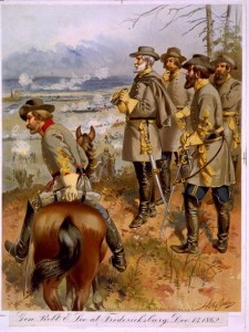 Gen. Robt. E. Lee at Fredericksburg, Dec. 13, 1862 (by Henry Alexander Ogden, c1900; LOC: LC-USZC4-1976 )