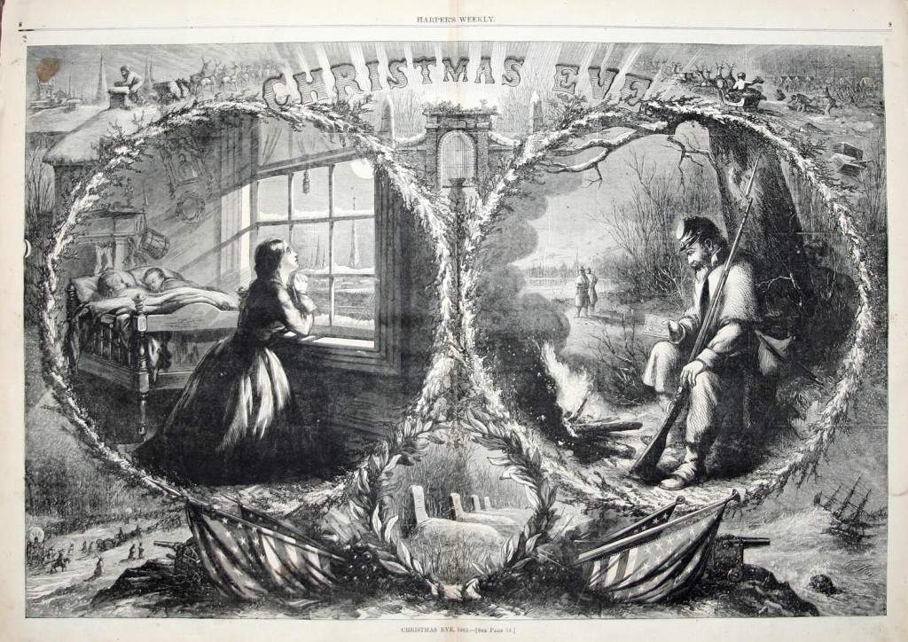 Christmas Eve, 1862 by Thomas nast (Harper's Weekly, January 3, 1862)