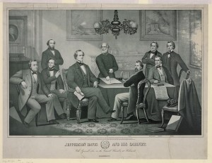 Jefferson Davis and his cabinet (no date recorded on shelflist card; LOC: LC-DIG-pga-01757)