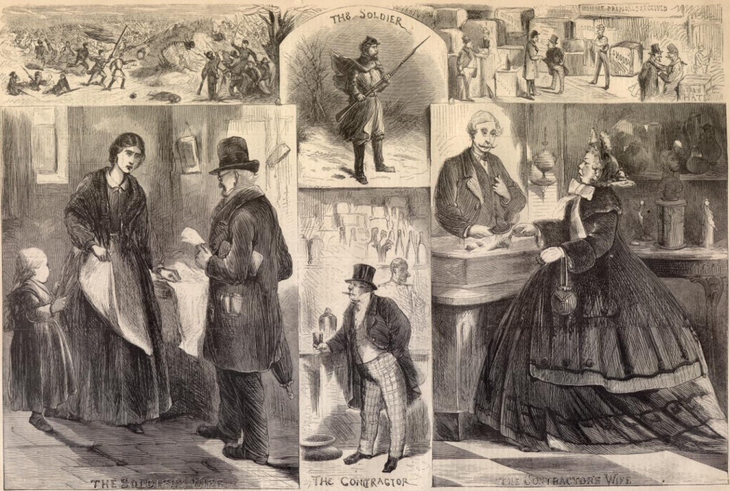 SERVICE AND SHODDY—A PICTURE OF THE TIMES. (Harper’s Weekly, October 24 ...