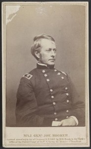 Maj. Genl. Joe Hooker (between 1860 and 1863; LOC: LC-DIG-ppmsca-32308)