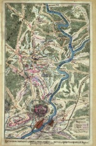 Map shewing [sic] movements of Union and Rebel armies and Battle of Chancellorsville, Virginia from April 27th to 4th May 1863.  Sneden, Robert Knox, 1832-1918. (LOC:  gvhs01 vhs00300 http://hdl.loc.gov/loc.ndlpcoop/gvhs01.vhs00300)