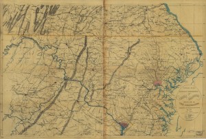 Portions of the military departments of Virginia, Washington, Middle & the Susquehanna, prepared in the Engineer Department, July 1863. Denis Callahan deltr. (LOC: g3790 cw0047200 http://hdl.loc.gov/loc.gmd/g3790.cw0047200 )