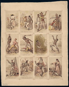 Journey of a slave from the plantation to the battlefield (Attributed to James Queen after Henry Louis Stephens, ca. 1863; LOC: LC-DIG-ppmsca-05453)