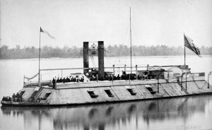 USS Baron DeKalb, an Eads class ironclad, ca. 1862