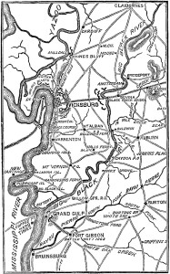 Vicksburg area map