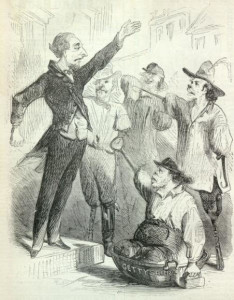 jeff-davis-cartoon (Harper's Weekly, August 22, 1863)